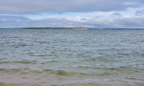 BARBARAELLEN KOCH PHOTO A view of Peonic Bay from Mattituck beach