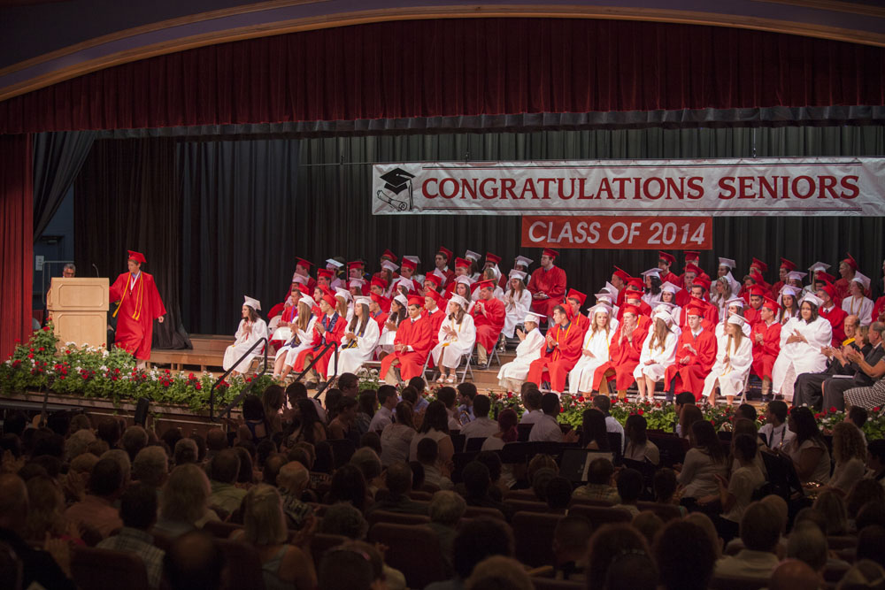 The Southold High School Class of 2014. (Credit: Katharine Schroeder)