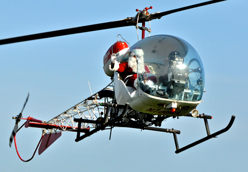 Santa copter