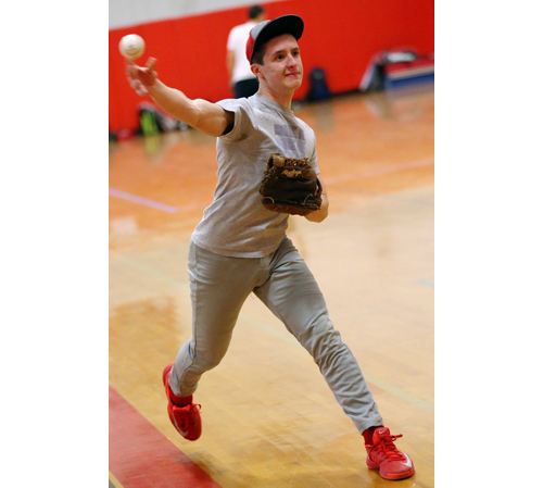 Southold shortstop Noah Mina, an all-league choice last year, is part of an infield that coach Mike Carver said has no weakness. (Credit: Garret Meade)