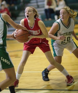 Southold basketball player Carley Staples 122812
