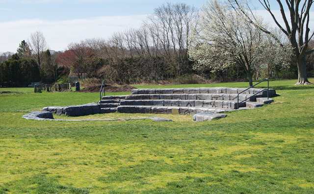 The outdoor amphitheater where the movie night will be held next month. (Credit: Grant Parpan, file)