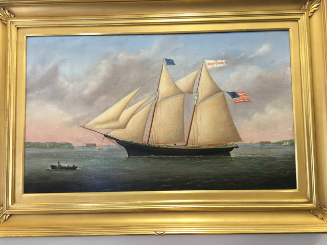 "The Annie Lewis” painting by artist Joseph B. Smith is the most expensive painting in the Southold Historical Society’s art auction on Saturday. The painting has a starting price of $48,000.