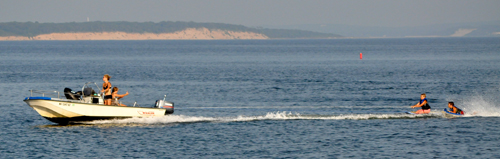 TIM KELLY FILE PHOTO | Boaters enjoying a day out on the Peconic Bay last summer.