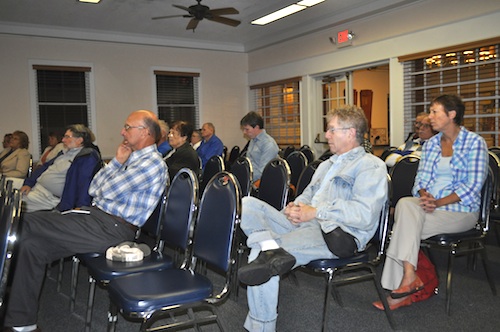 Dozens of Southold residents gathered to learn about the town's new ad hoc civic committee. (Cyndi Murray photo)