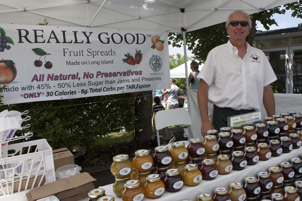 Ken Schneider from Cutchogue's Really Good Fruit Spreads. (Credit: Katharine Schroeder)