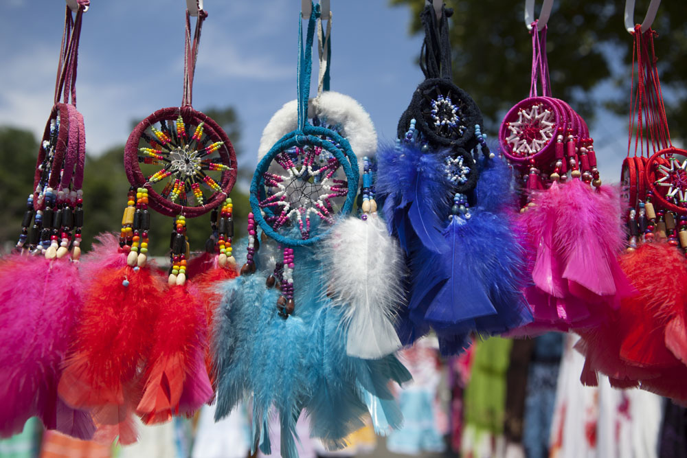 Dreamcatchers for sale. (Credit: Katharine Schroeder)