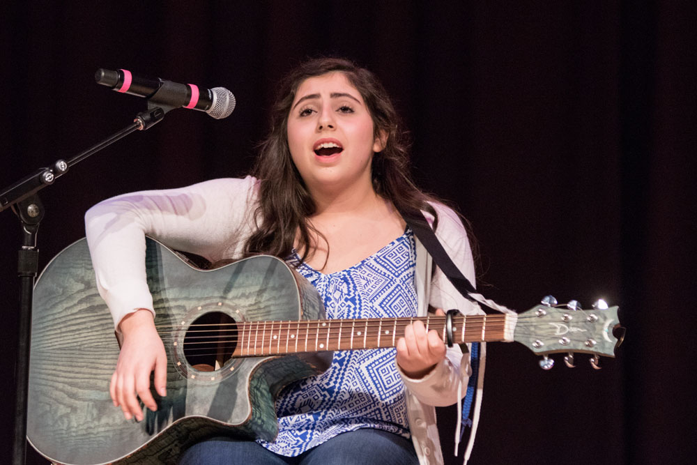 Alexa Palumbo performs her original composition "Gone." (Credit: Katharine Schroeder)