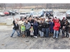 Cash mob in downtown Riverhead