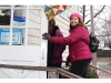 Cash mob in downtown Riverhead